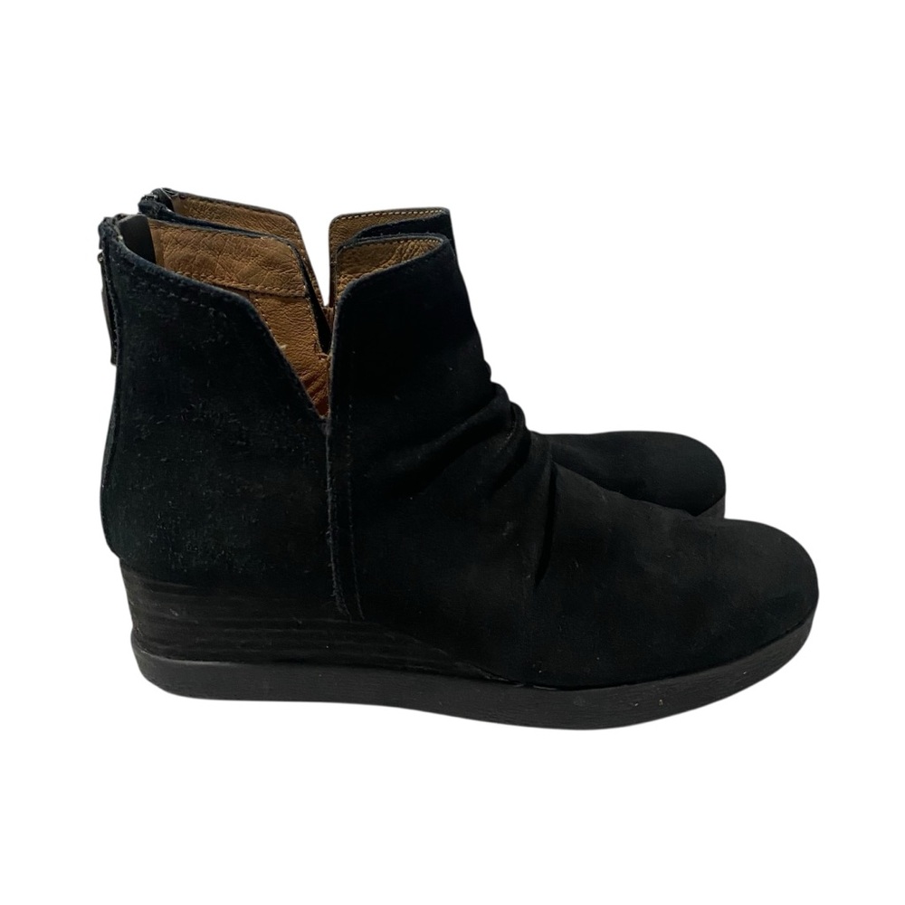 Dansko Stephanie Women Back-Zip Waterproof Suede Wedge Boots 37 US 6.5-7 - Picture 2 of 10
